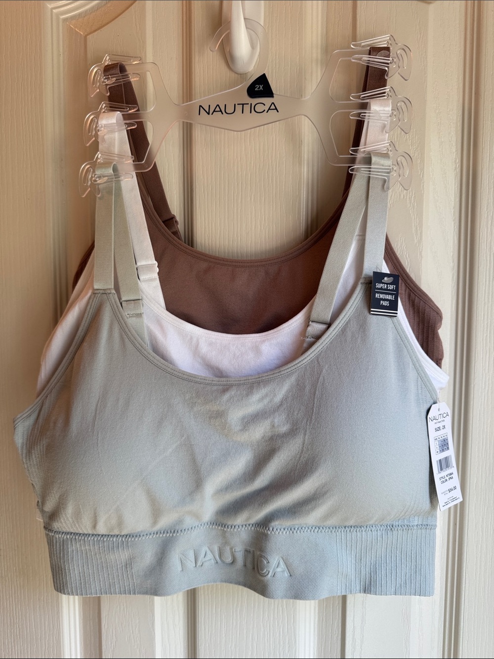 NWT  NAUTICA INTIMATES 3 BRA COMFORT BRA SETS